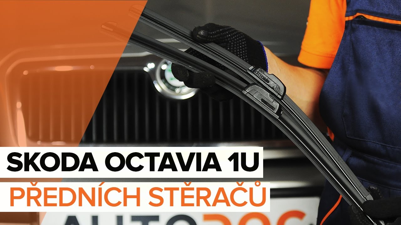Jak vyměnit přední stírací lišty na Skoda Octavia 1U – návod k výměně