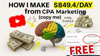 how I make $849.4/day from CPA Marketing (copy me) thumbnail