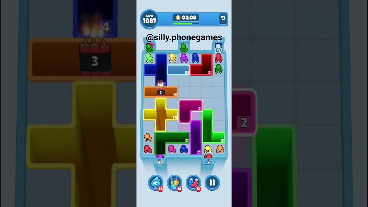 Drop Away Level 1087 Walkthrough Solution