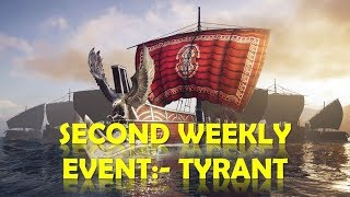 Assassins Creed Odyssey Second Weekly Event - Confront Tyrant - Legendary Ship Cosmetics