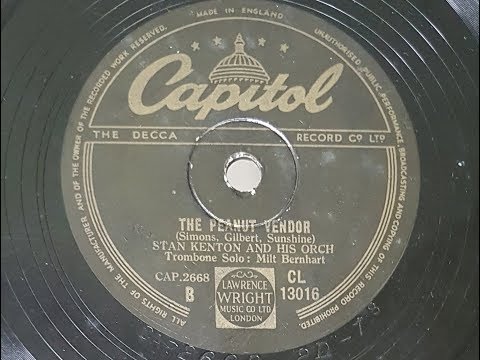 Stan Kenton and his Orchestra 'The Peanut Vendor' 1947 78 rpm