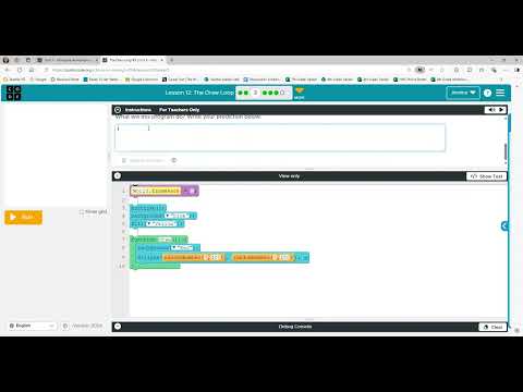 Code.org - CS Discoveries - Unit 3: Interactive Animations & Games: Lesson 12: Level 3