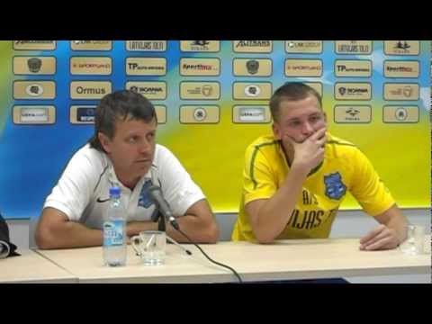 29.09.2011. UEFA Futsal Cup: Nikars - Gyor ETO FC press conference