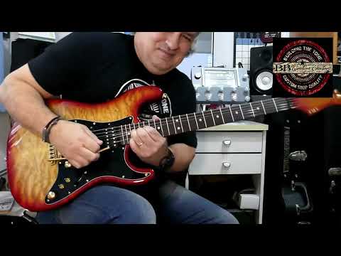 Superstrat HSH Fran Alonso 2 - BB Custom Guitars
