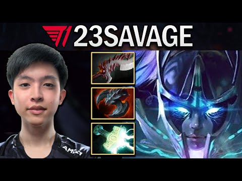 T1.23SAVAGE PHANTOM ASSASSIN WITH MJOLNIR - DOTA 2 7.30 GAMEPLAY