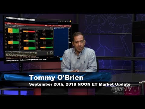 September 20th NOON ET Market Update with Tommy O'Brien on TFNN