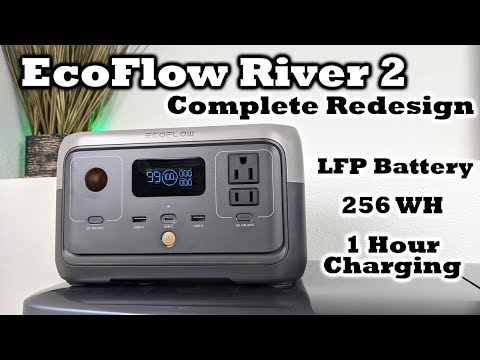 The EcoFlow River 2 Now Has LFP Batteries! EcoFlow River REDESIGNED!  Full Testing and Review Video
