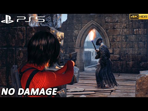 Resident Evil 4 Separate Ways PS5 Stealth & Aggressive Gameplay - Chapter 1 ( No Damage ) 4K 60FPS