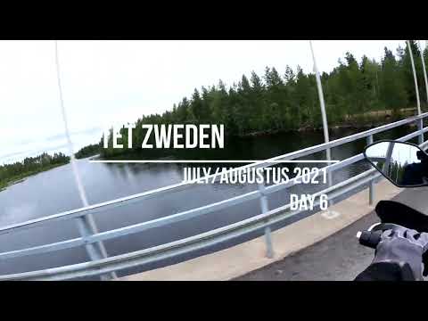 Solo motorcycling TET Sweden, middle part of section 4.