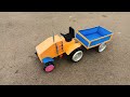 Make An Amazing Tractor With Trolley From Can And Plastic DIY Cars At Home