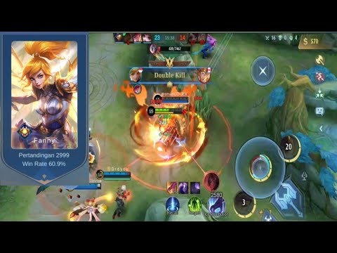 Fanny Killing machine || Persaingan akhir Season || detik-detik 3000 Match
