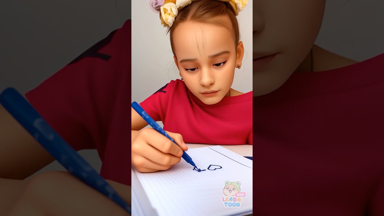 Hold Your Pencil LIKE A PRO with This Easy Trick! ✏️ ✋ #kidslearning #funforkids #diyforkids