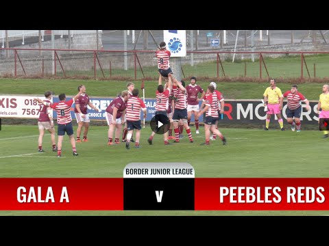 HIGHLIGHTS - GALA A v PEEBLES REDS - BORDER JUNIOR LEAGUE - 30.8.23 AT NETHERDALE (SHOT IN 4K)