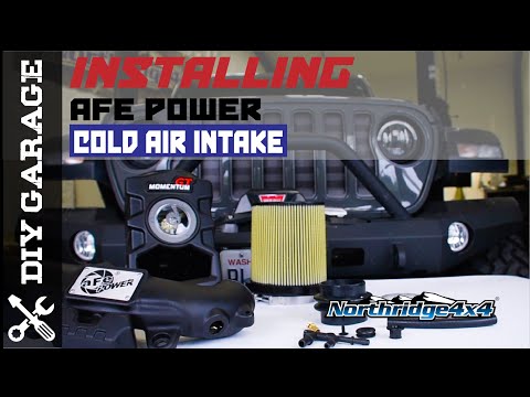aFe Power Cold Air Intake Install - Jeep JL 2.0