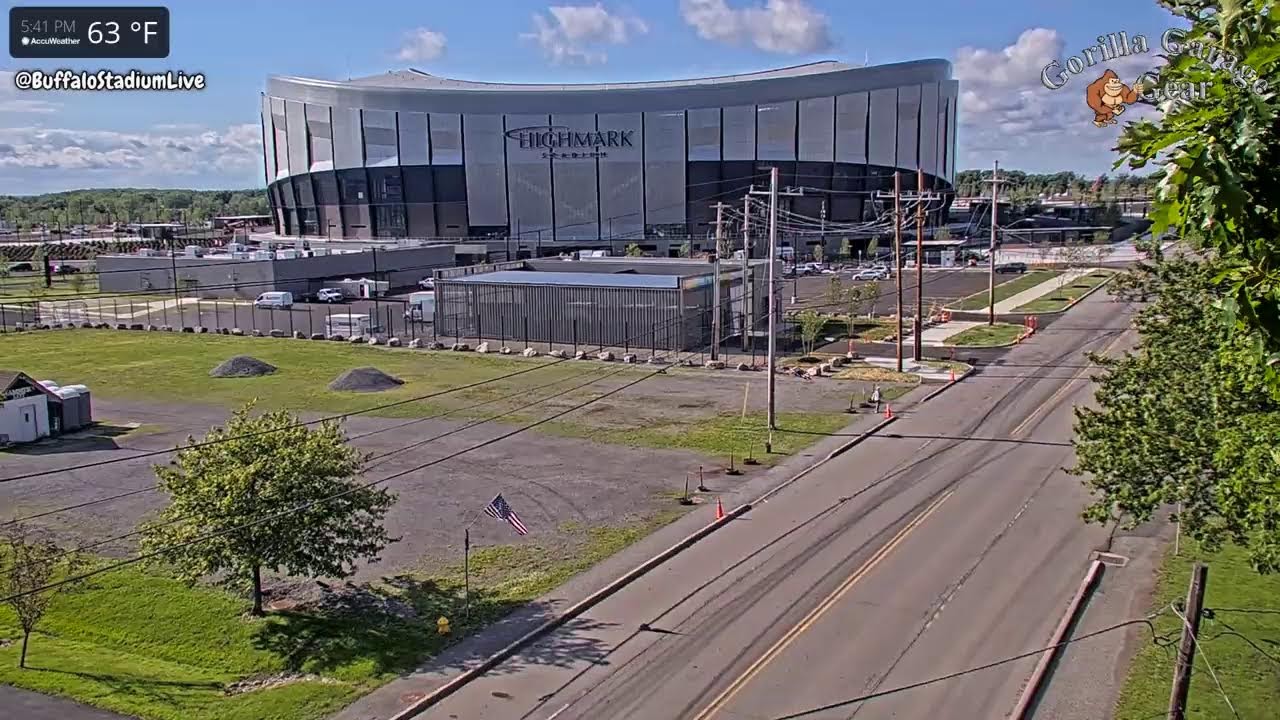 Live webcam view of Buffalo Bills New Stadium Construction