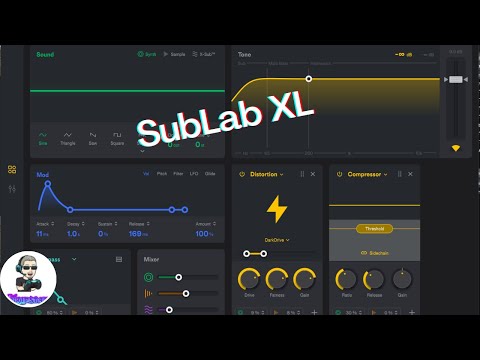 SubLab XL! Create Subs/Basses/Kick sounds in this cool vst