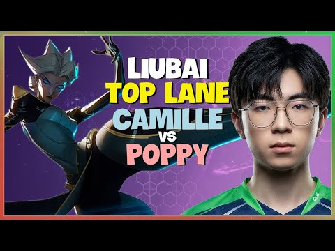 Liubai Rank 1 Challenger Camille Strategic Breakdown and Top Lane Execution Engsub