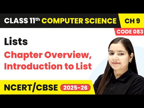 Class 11 Computer Science Book Overview Course Code 083 NCERT CBSE 2025 26
