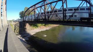preview picture of video 'Amtrak southbound, 4k'