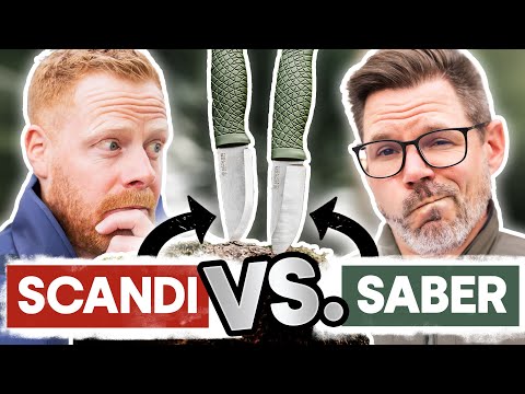 Der BESTE SCHLIFF für OUTDOORMESSER❓🤔 SCANDI vs. SABER GRIND💥 NEUE BRONCOS im Test🔪 | Böker Solingen