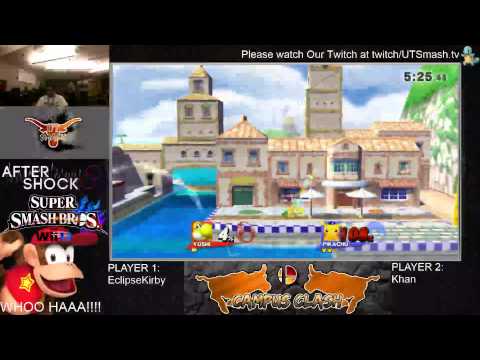 CC4:SSB4 EclipseKirby(Yoshi) VS  Khan(Pikachu) WR1