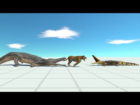 MACHIMOSAURUS & CROCODILE vs EVERY UNIT - Animal Revolt Battle Simulator