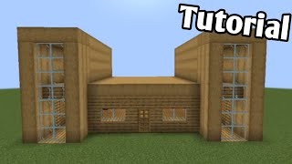 Minecraft: How To Build a Small Modern House Tutorial (Easy)