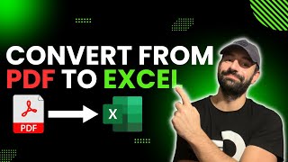 Download the video "How to Convert PDF to Excel Workbook"