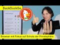 DuckDuckGo Ist Ein Browser Und Bietet Mehr Schutz Der Privatsphäre Smartphone Einfach Erklärt