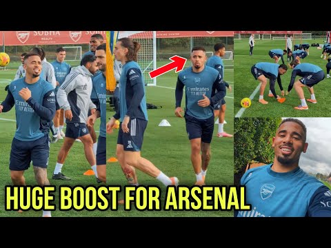 🚨BREAKING: Gabriel Jesus BACK in Full First-Team Arsenal Training!