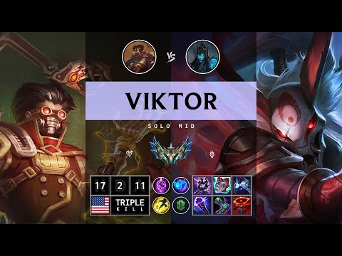 Viktor Mid vs Kalista: Triple Kill, Legendary - NA Challenger Patch 14.15