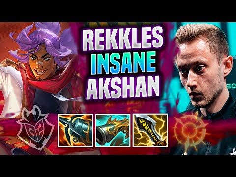 REKKLES IS INSANE WITH AKSHAN TOP! - G2 Rekkles Plays Akshan TOP vs Garen! | Patch 11.20