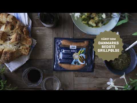 Cheese BBQ Frankfurter - kåret til Danmarks Bedste Grillpølse