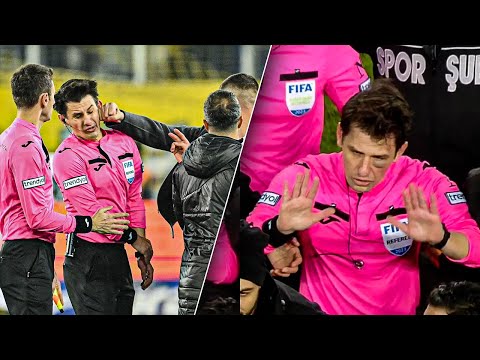 Turkish Referee punched to ground | When Players Lose Control 2023