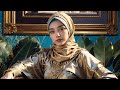 Beauty Hijab Fashion Art Painting Lukisan Gadis Cantik Jilbab Hijab Ai 4K Hijab Jilbab Lukisan