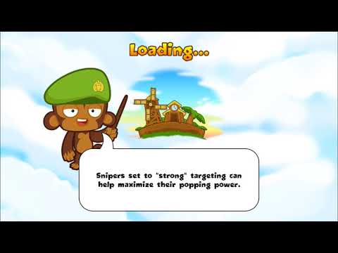 Bloons Monkey City Mobile - Boss Battle Loss Glitch