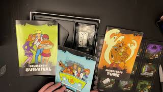Scooby Doo Betrayal at Mystery Mansion Board Game Unboxing 4k