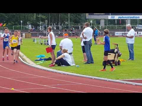 Paul Brockmann🏅🏆 M12 800m LM Block 5 Neubrandenburg 11.06.2016
