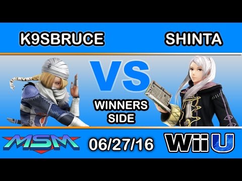 MSM 56 - NIPS | K9sbruce (Sheik) Vs. TIE | Shinta (Robin) Winners Side - Smash Wii U