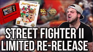Street Fighter II SNES Getting LIMITED RE-RELEASED CART! | RGT 85