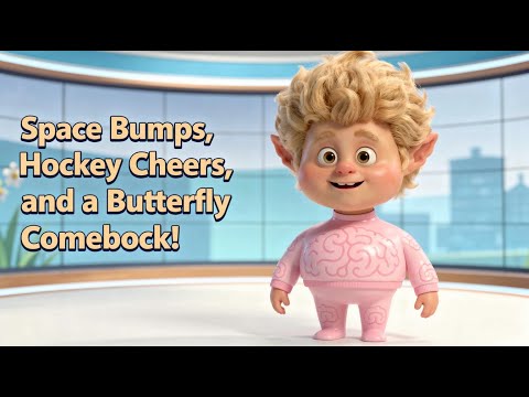 Space Bumps, Hockey Cheers, and a Butterfly Comeback!