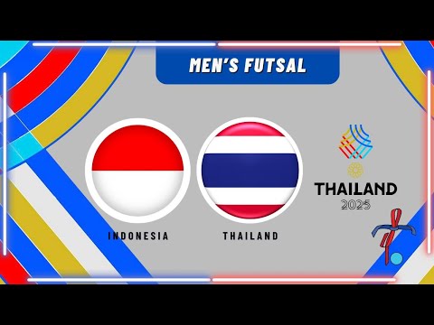 🔴LIVE MENS FUTSAL | INDONESIA VS THAILAND | 33RD SEA GAMES THAILAND 2025
