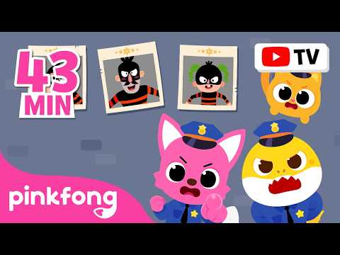 10人の泥棒を捕まえよう 🚨 | Pinkfong Police | Pinkfong Official (Catch the Ten Thieves 🚨 | Pinkfong Police | Pinkfong Official)