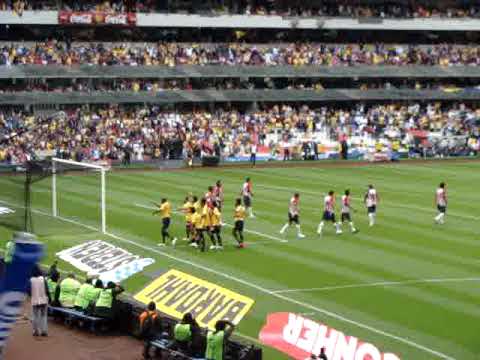 America vs Guadalajara, Gol Aquivaldo Mosquera 25/10/2009, Estadio Azteca