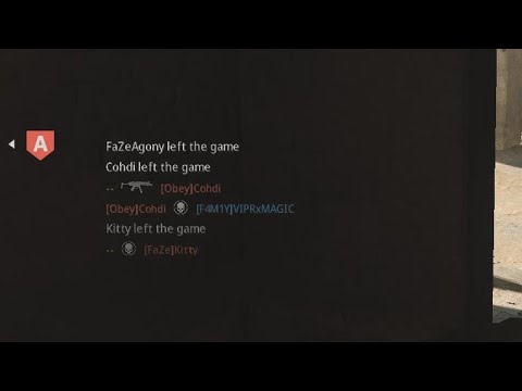 I played against FaZe Agony and FaZe Kitty in search and destroy and they weren't very happy