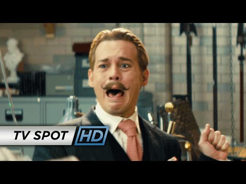 Mortdecai (2015 Movie - Johnny Depp) Official TV Spot – “Courageous”
