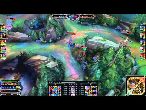 SKT T1 Faker   Xerath vs Ahri   IM Frozen, KR LOL Challenger 886LP