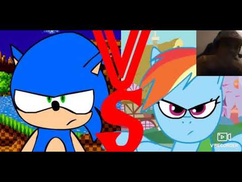Sonic vs Rainbow Dash Reaction  (Everyone one of their got hurt in that race)