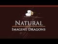Imagine Dragons - Natural - HIGHER Key (Piano Karaoke / Sing Along)