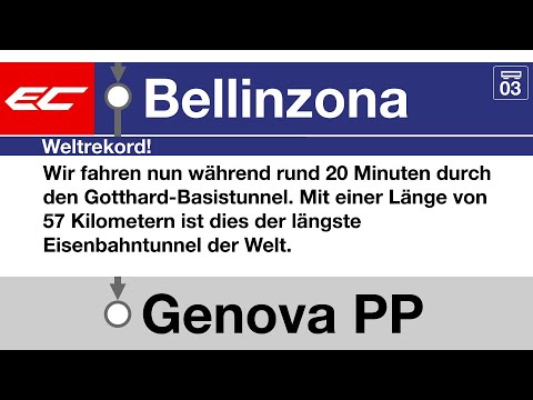 SBB Ansage » Gotthard Basistunnel – Weltrekord! (D, F, I, E) | SLBahnen